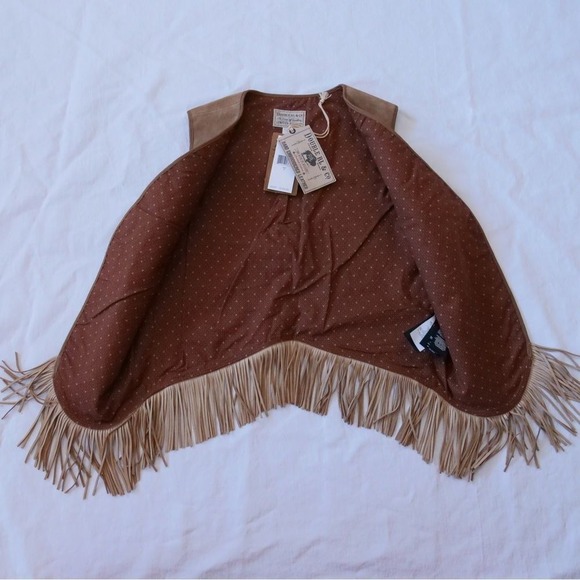 NWT RRL & Co Limited edition 21 of 50 hand embroidered beaded suede vest - Picture 6 of 16